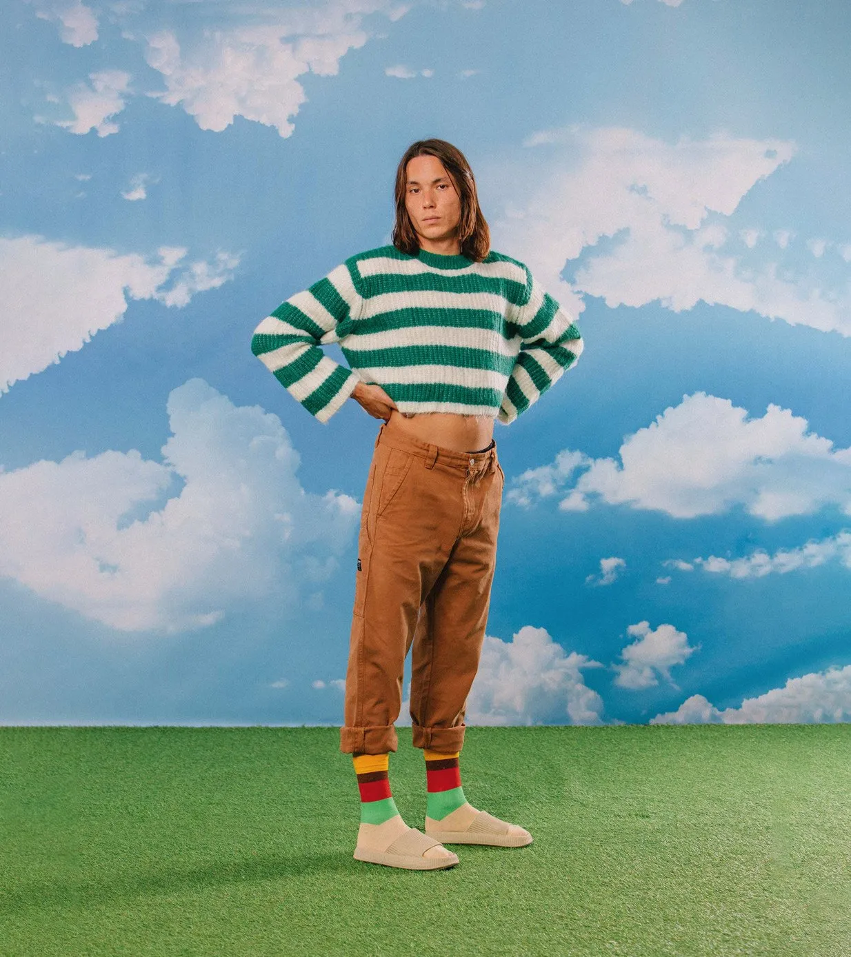Eat My Socks Cheeseburger sjove strømper