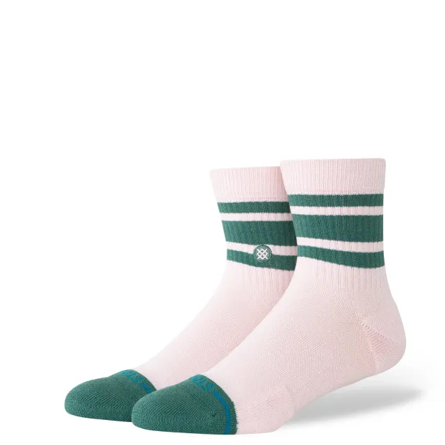 Stance Boyd Quarter strømper pink bomuld