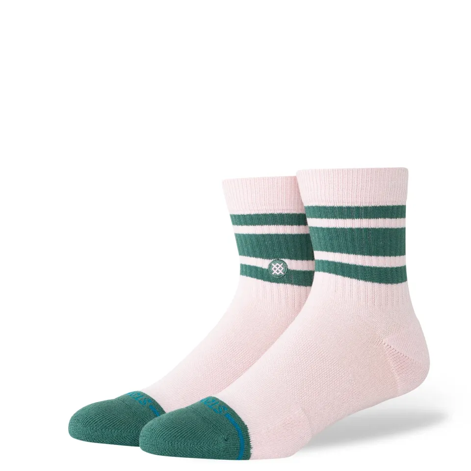 Stance Boyd Quarter strømper pink bomuld