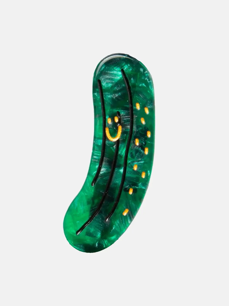Eat My Socks Pickles hårklips agurk acetate