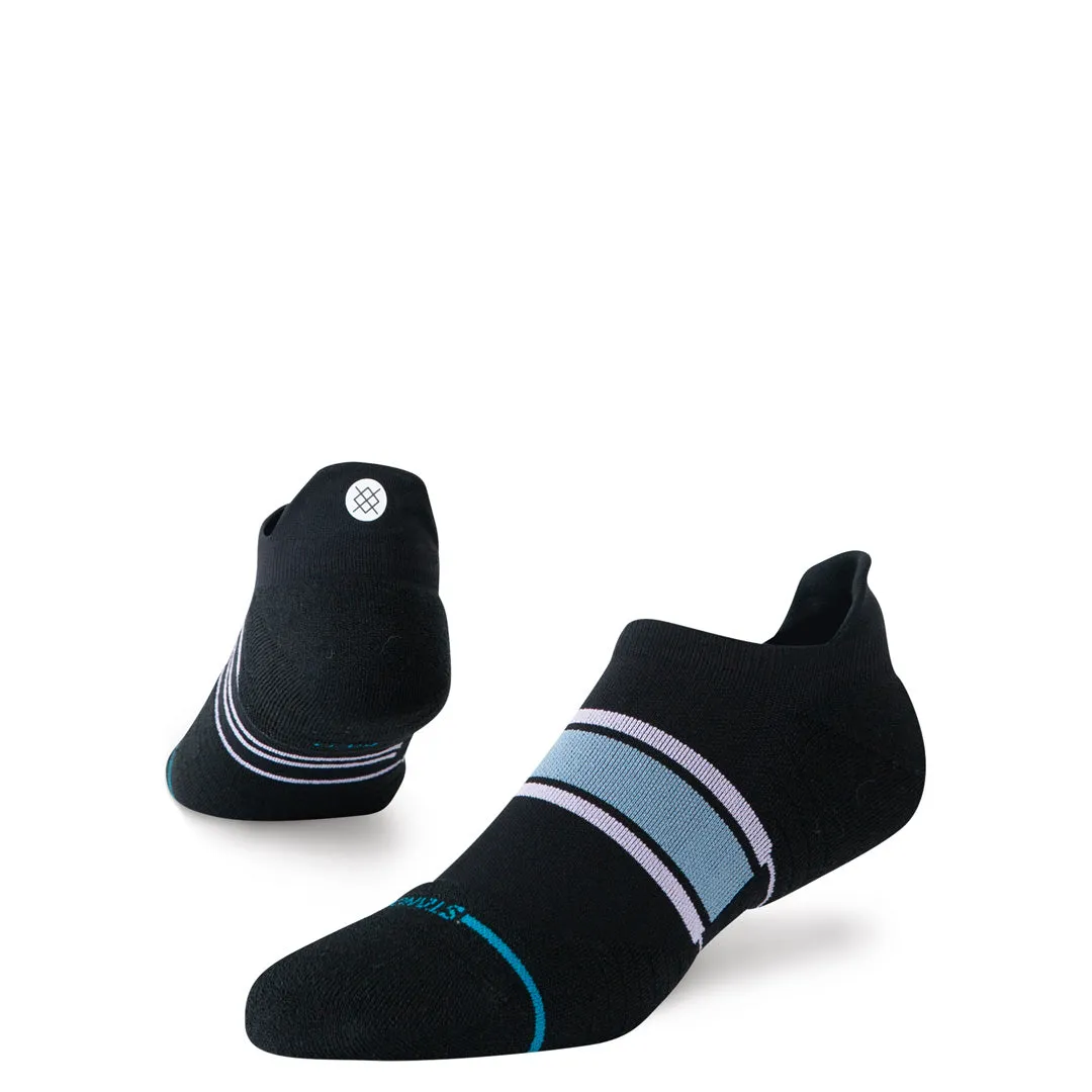 Stance Striped Light Tab løbestrømper sort lette