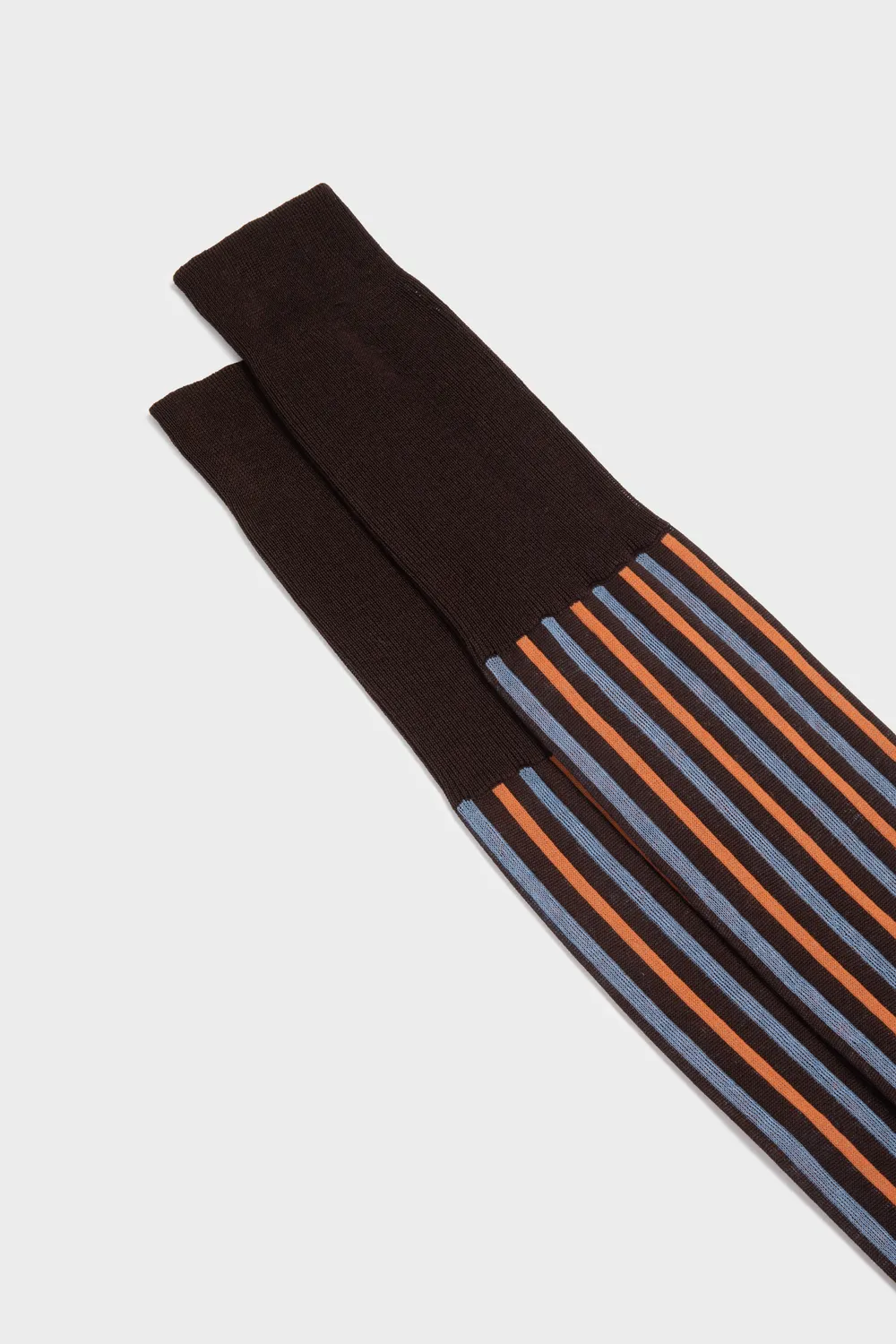 Bresciani Essentials Mauro strømper mørkebrun bomuld