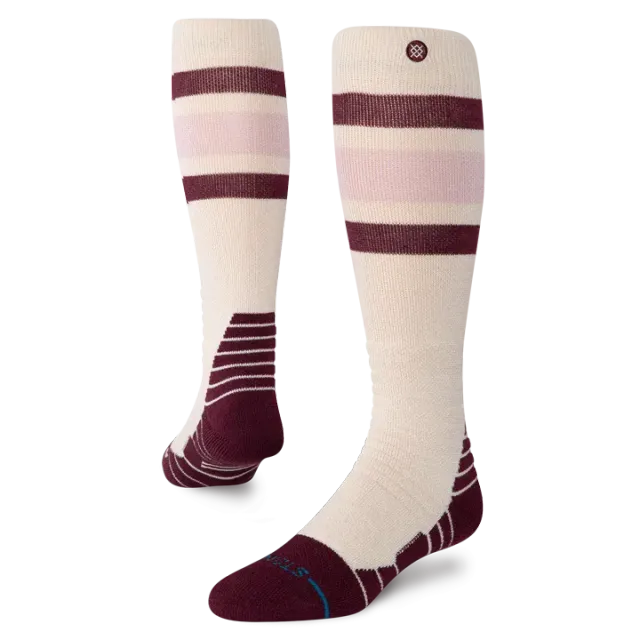 Stance Boyd Mid Wool snestrømper Oatmeal uld