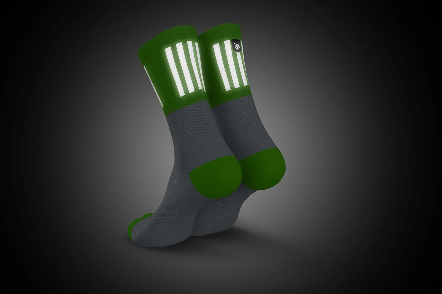 Incylence High-Viz V3 løbestrømper green refleks