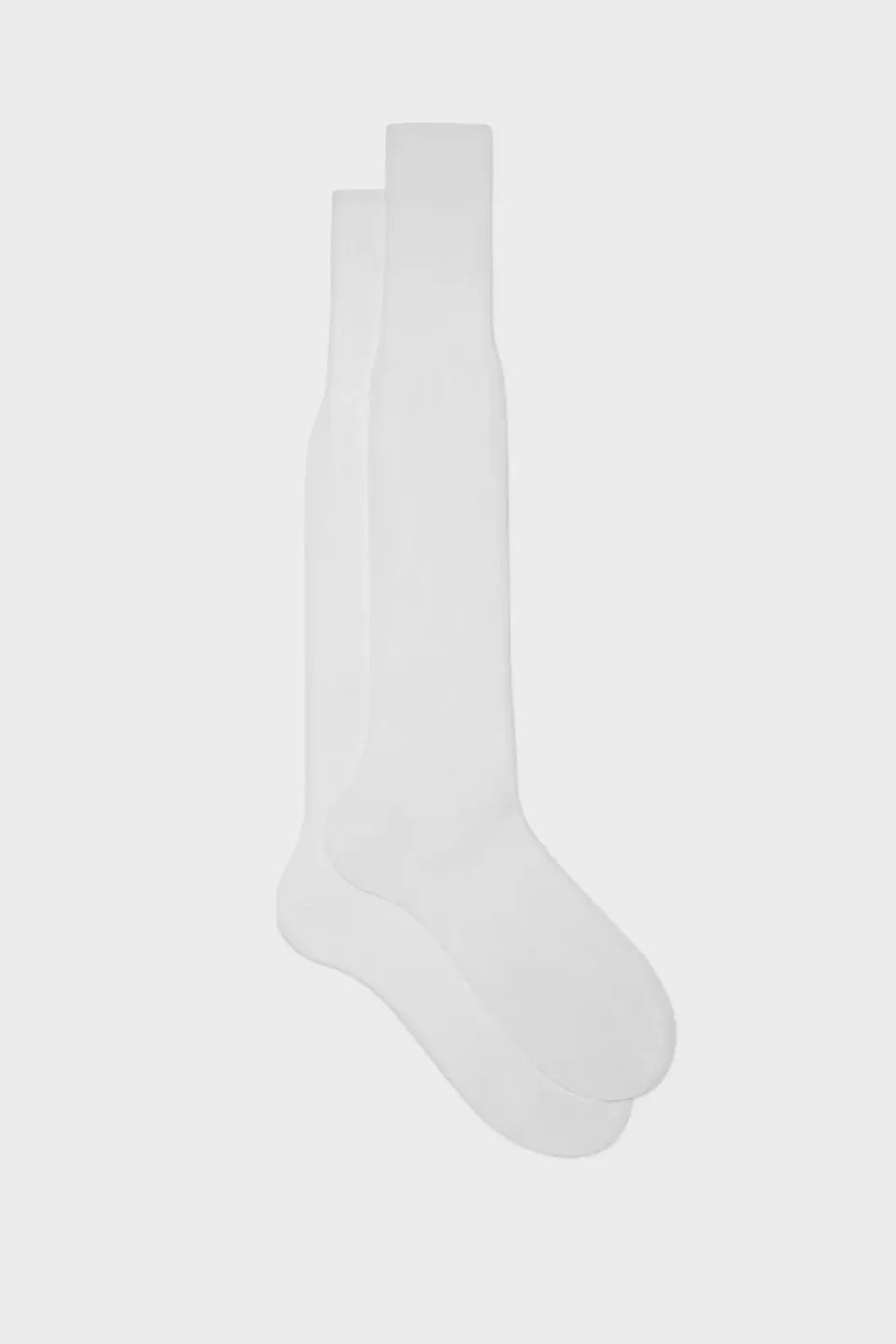Bresciani Essentials Lorenzo herresokker hvid ensfarvet