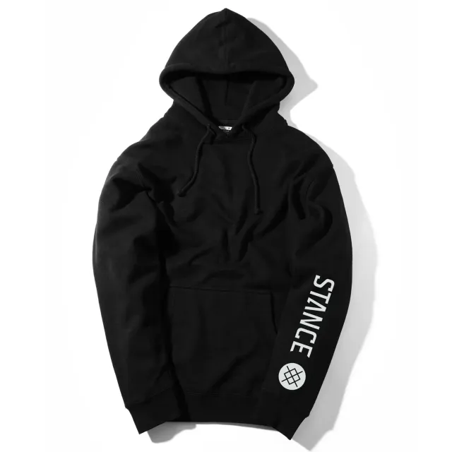 Stance Icon Hoodie hættetrøje sort – bomuld
