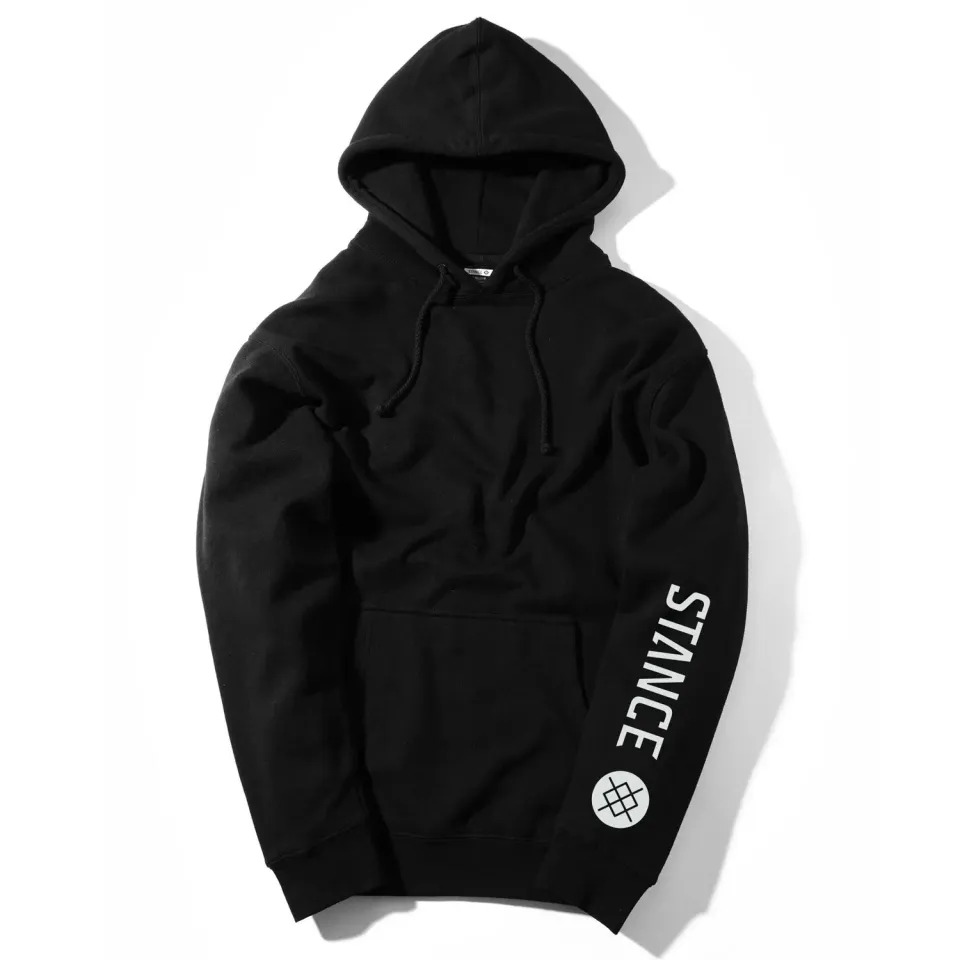 Stance Icon Hoodie hættetrøje sort – bomuld