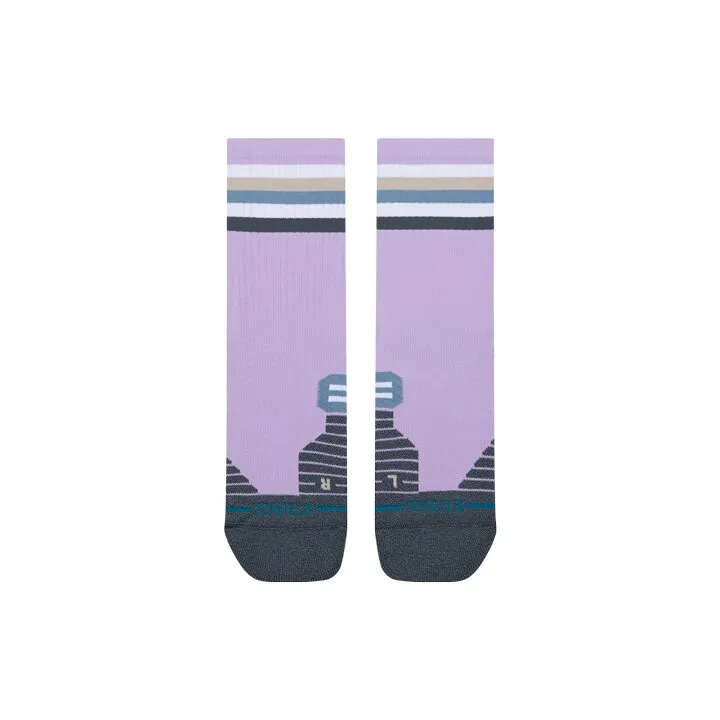 Stance Maliboo Mid Crew strømpe lavendel nylon