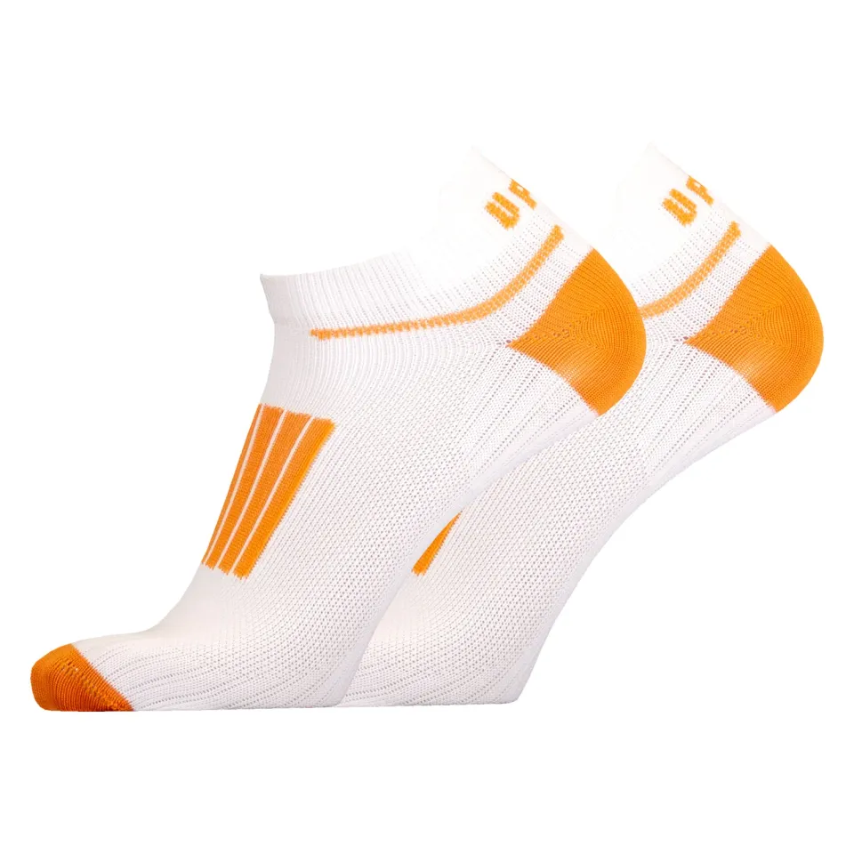 Uphillsport Front Low Running Fit L1 løbesokker hvid quick-dry