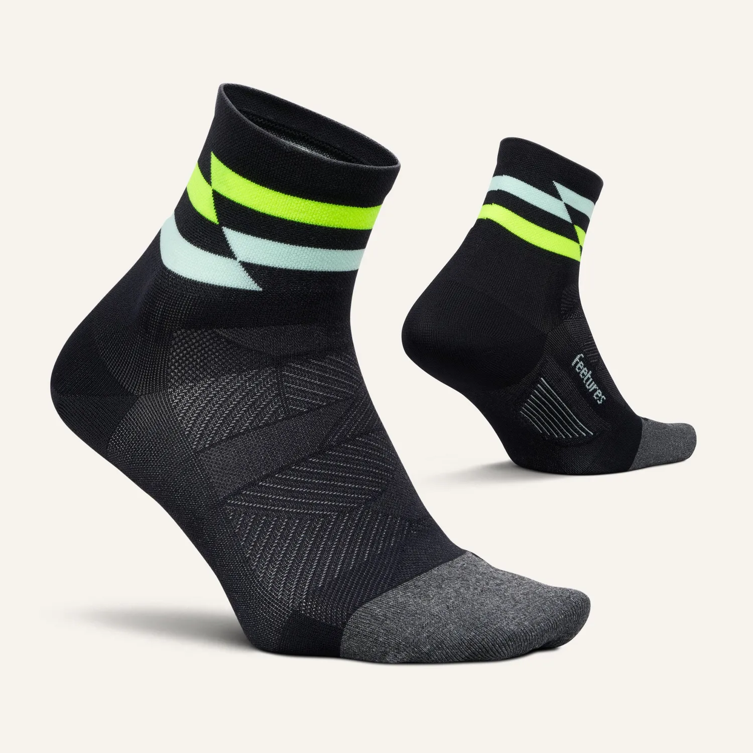 Feetures Elite Ultra Light Quarter løbestrømper Night Track