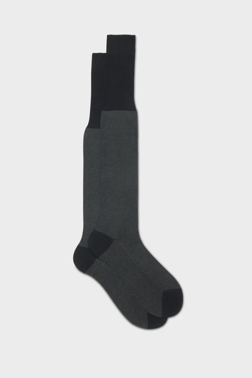 Bresciani Essentials Giulio herresokker dark-grey chevron
