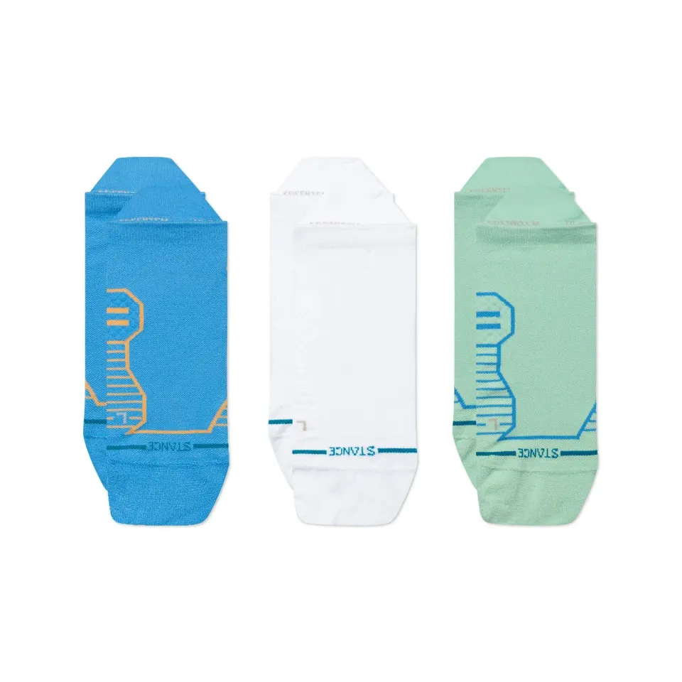 Stance Variegated Ultra Light løbesokker mint 3-pak