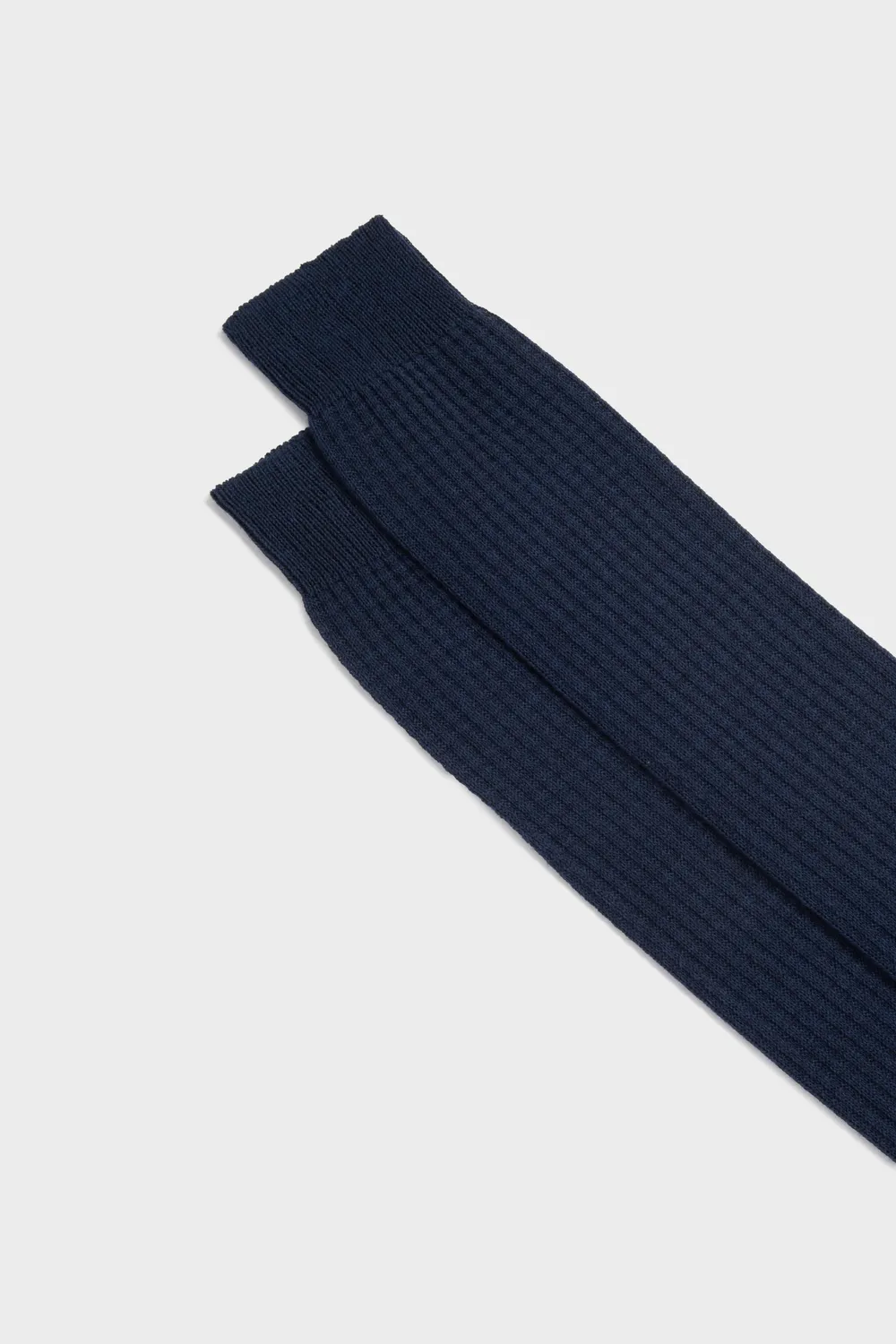 Bresciani Essentials Raffaello strømper blåmeleret bomuld