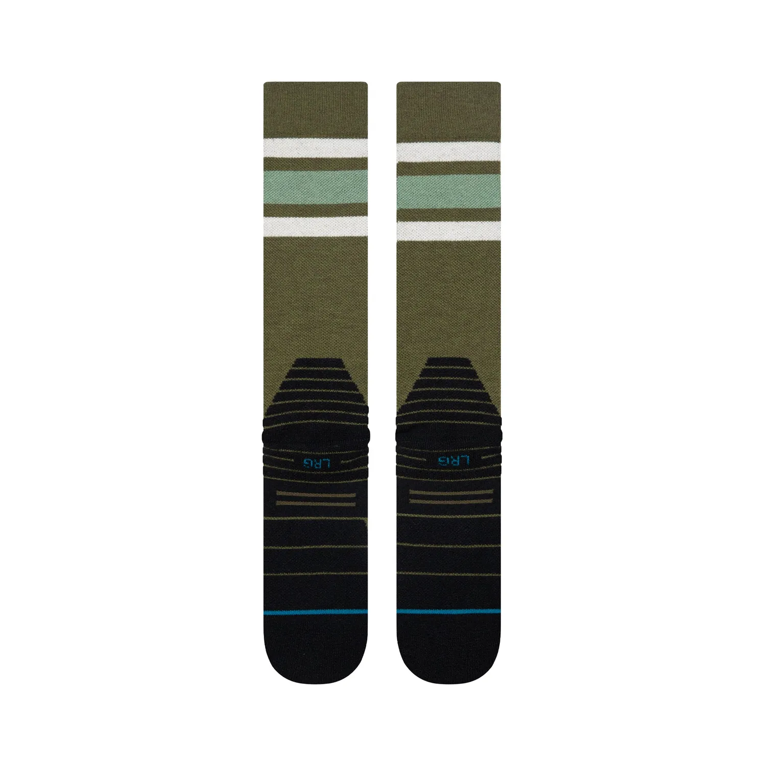 Stance Boyd Mid Wool skistrømper oliven – knæhøj uld