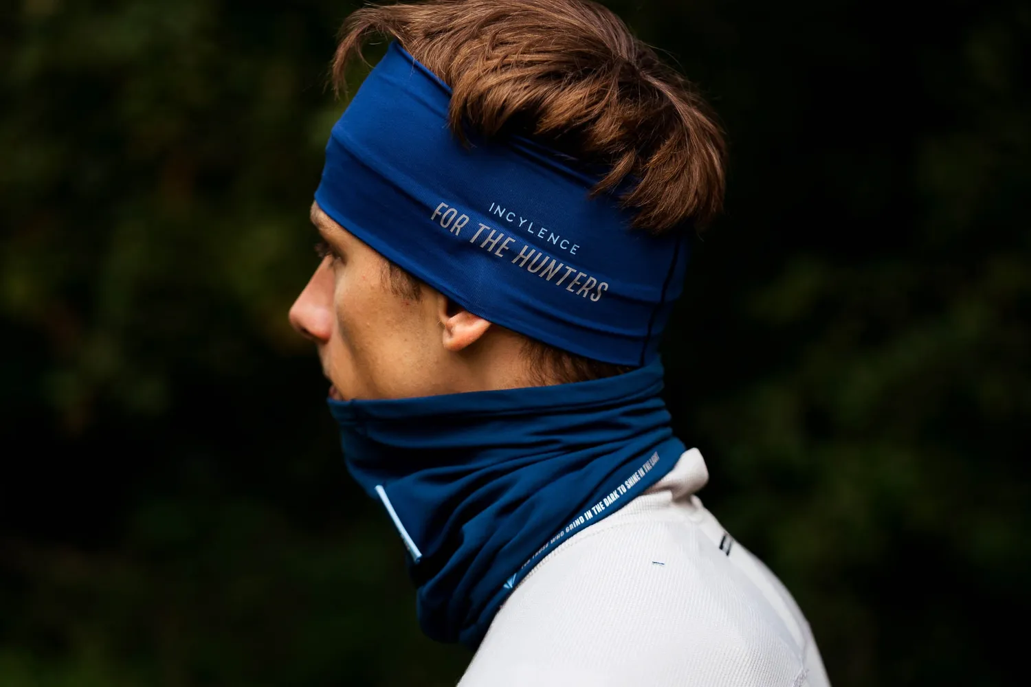 Incylence Neck Tube V1 halsrør navy sky blue – vindtæt
