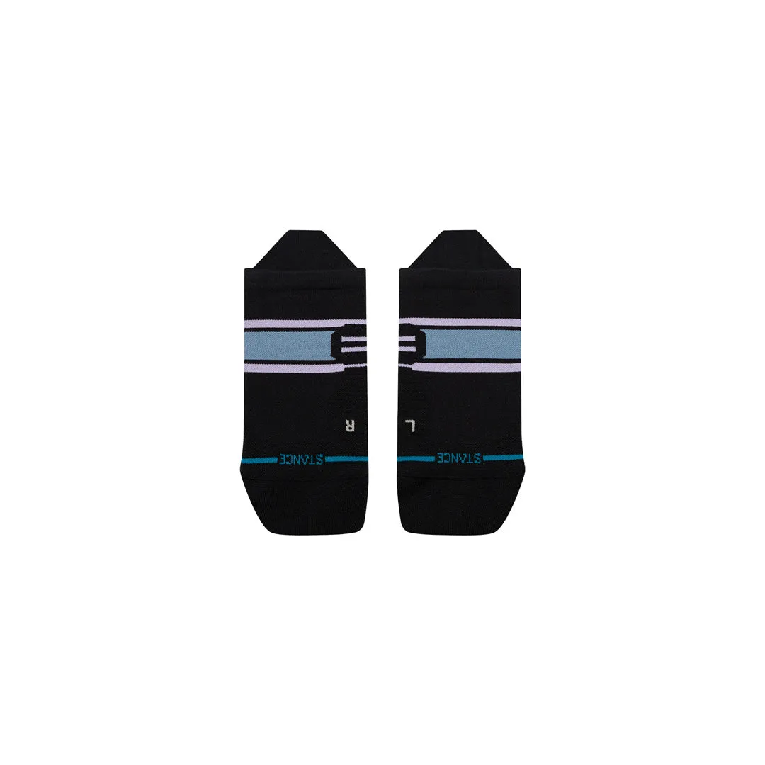 Stance Striped Light Tab løbestrømper sort lette