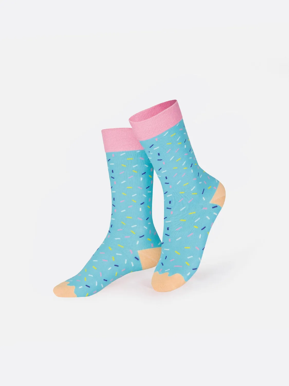 Eat My Socks Joe's Donut Kids Blue børnesokker i bomuld