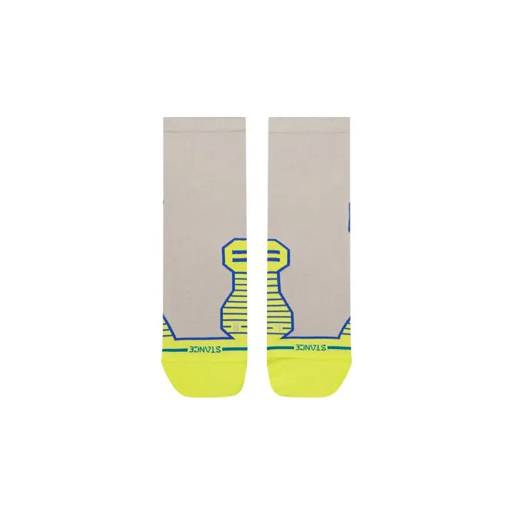 Stance Pop Out quarter løbesokker Grey ultralet