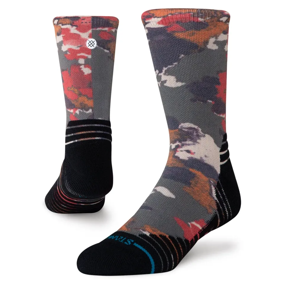 Stance In The Beds Mid Crew strømper grøn medium