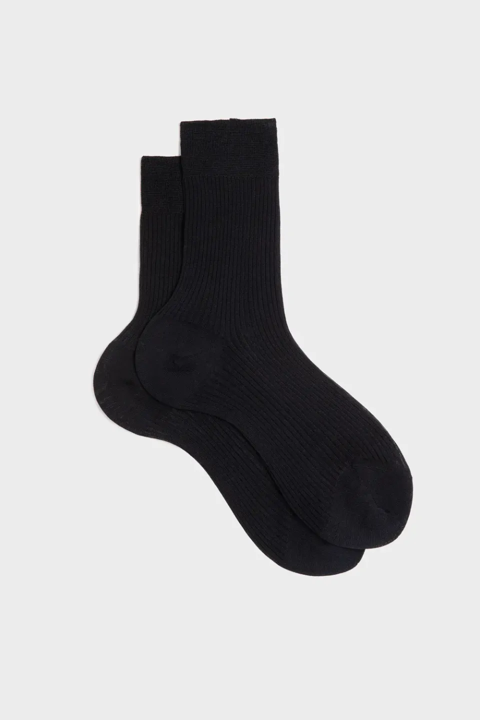 Bresciani Essentials Gaia strømper navy bomuld