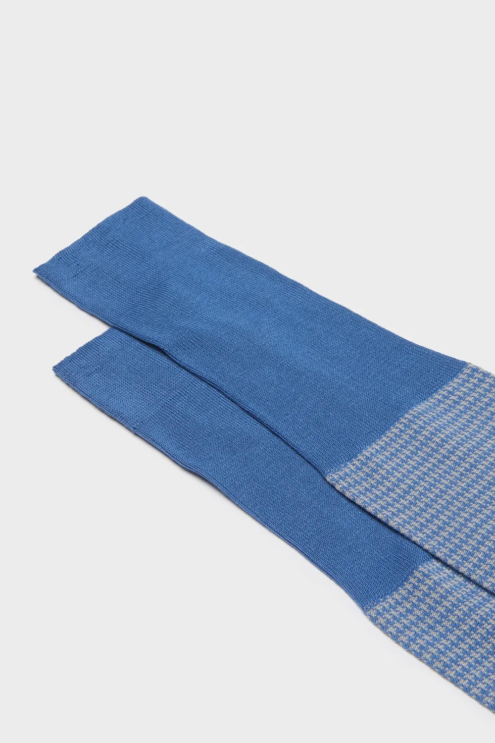 Bresciani Essentials Leo herresokker lyseblå bomuld