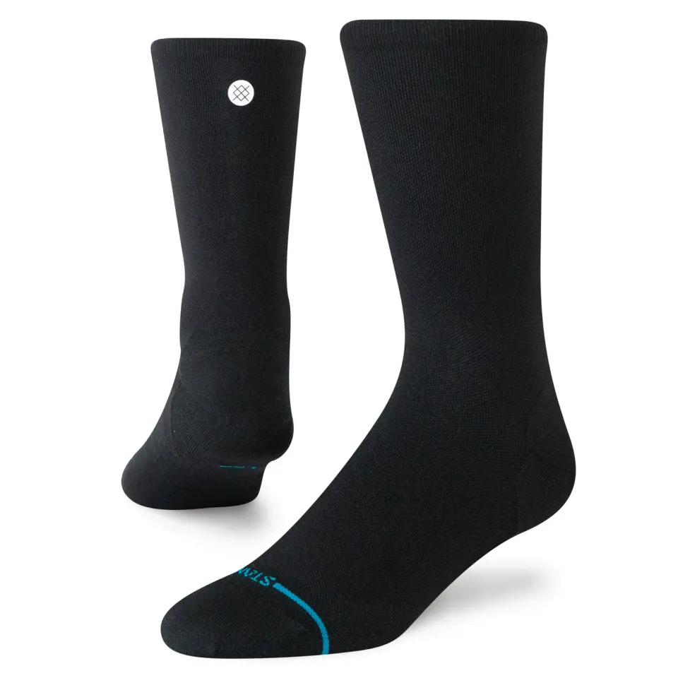 Stance Solid Ultra Light Crew løbestrømper sort