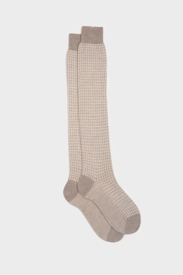 Bresciani Essentials Egon herresokker brun uld cashmere