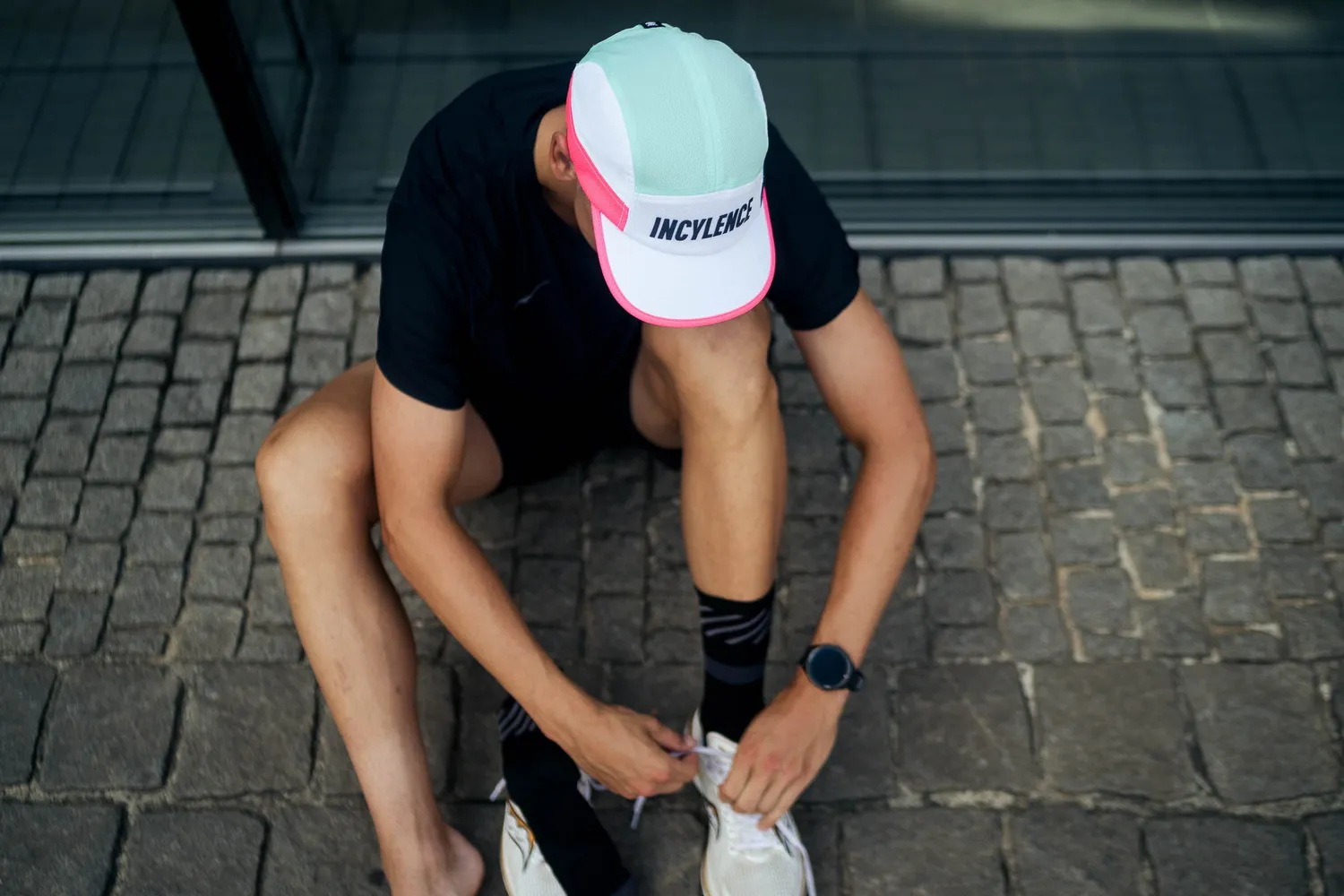Incylence Trail Running Cap Frosty Blossom kasket One Size