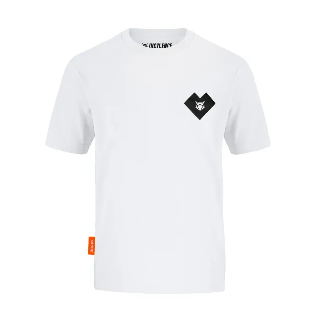 Incylence One Men V2 t-shirt hvid økologisk bomuld