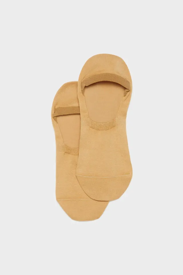 Bresciani Essentials Ennio sneakersokker beige bomuld