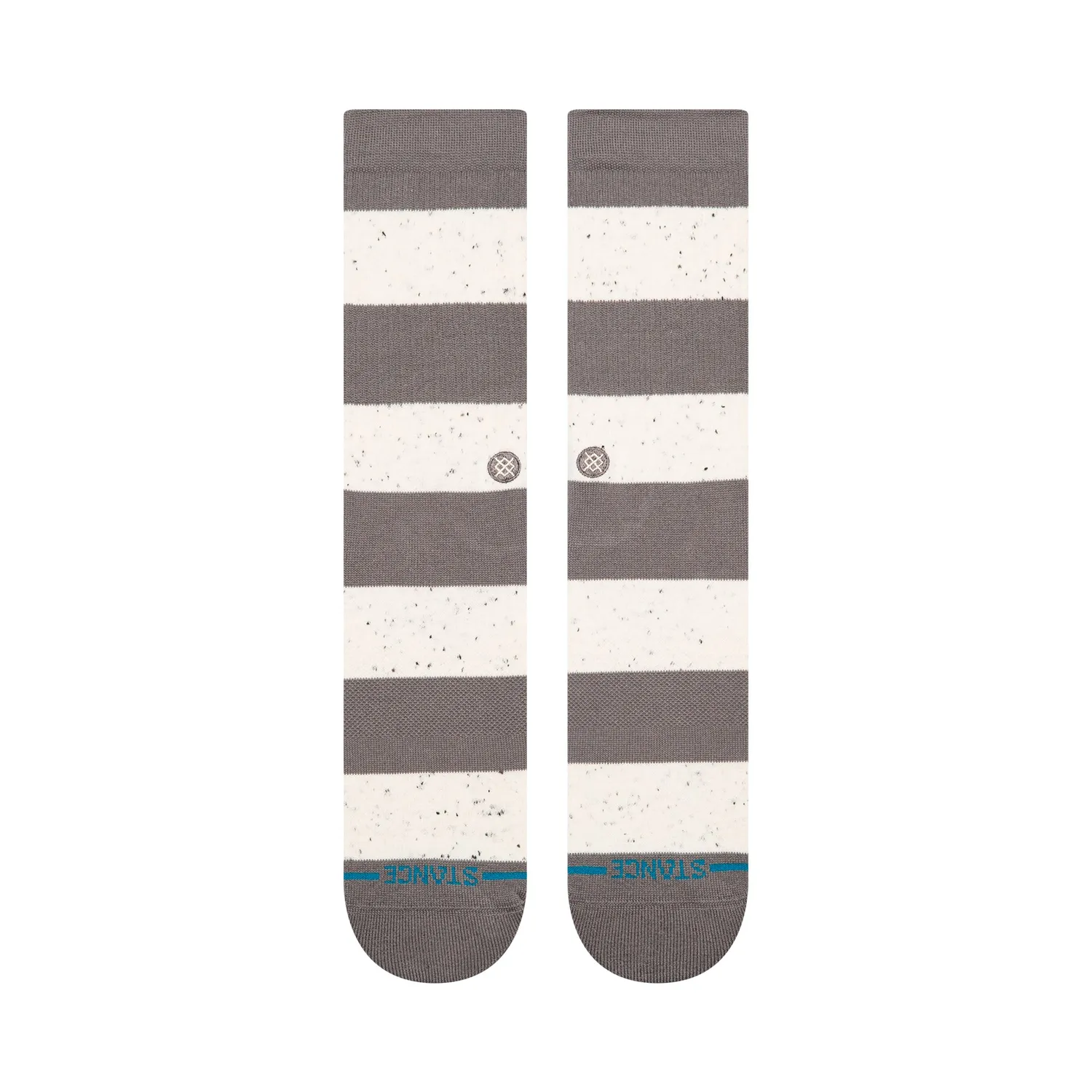 Stance Nep Stripe Crew sokker grå medium polstring