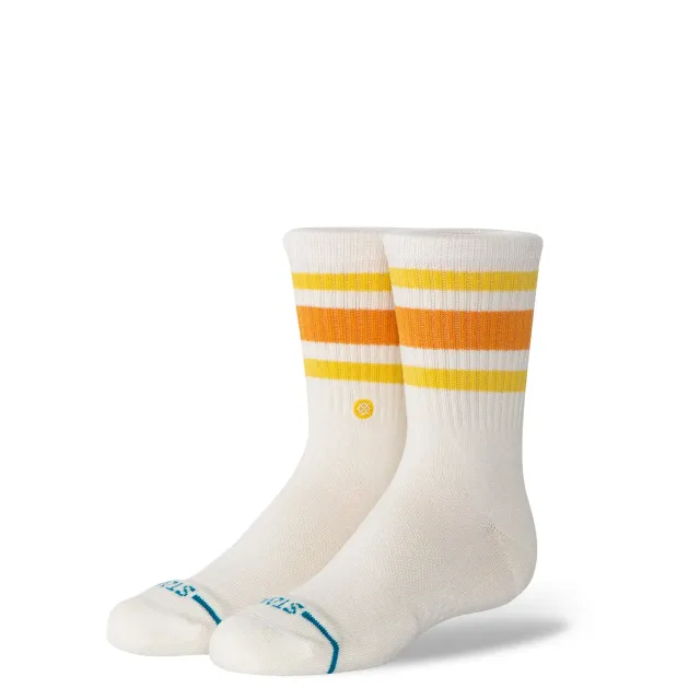 Stance Boyd Kids crew strømper mustard bomuld