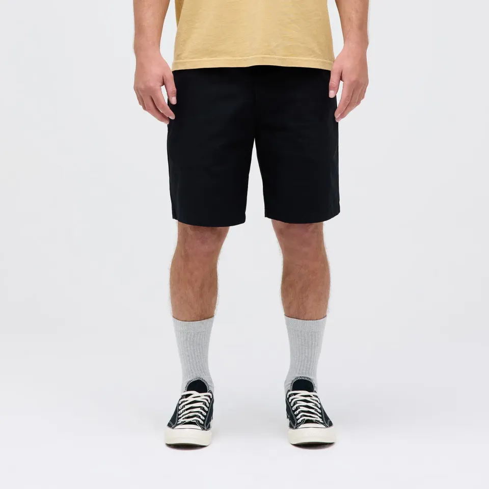 Stance Compound Chino shorts true black stretch