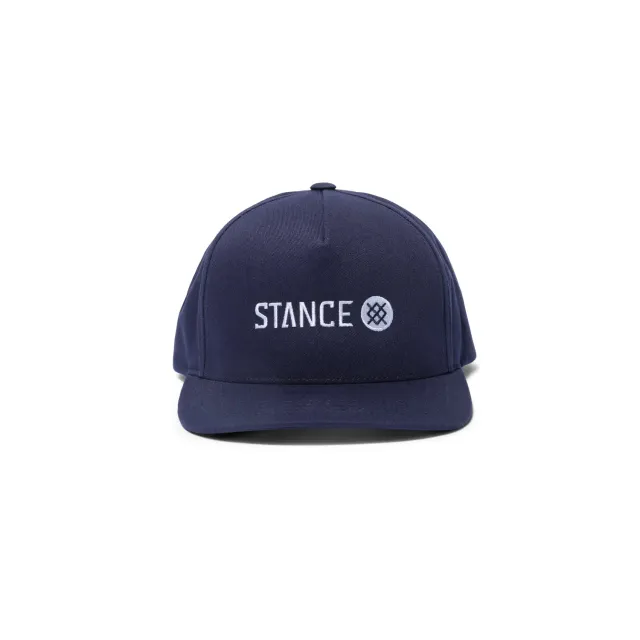 Stance Icon snapback kasket navy justerbar