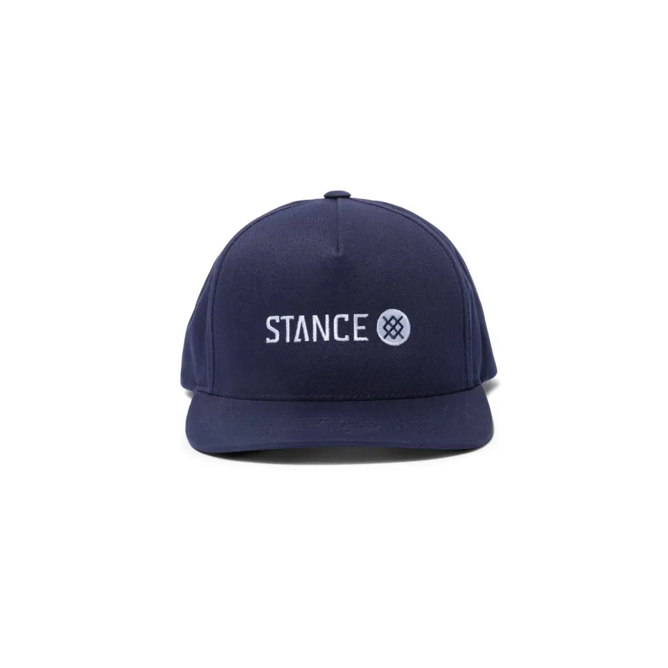 Stance Icon snapback kasket navy justerbar