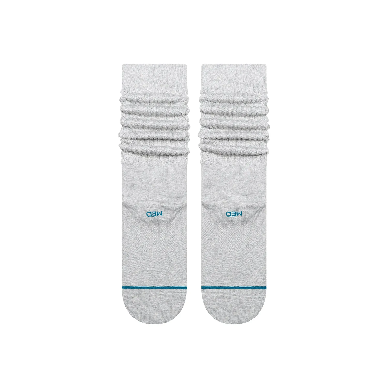 Stance Icon Slouch crew strømper grå bomuld