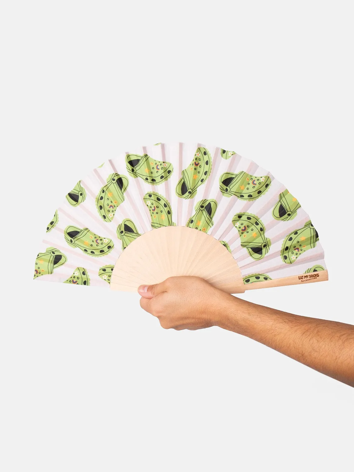 Eat My Socks Beach Walks Hand Fan håndvifte