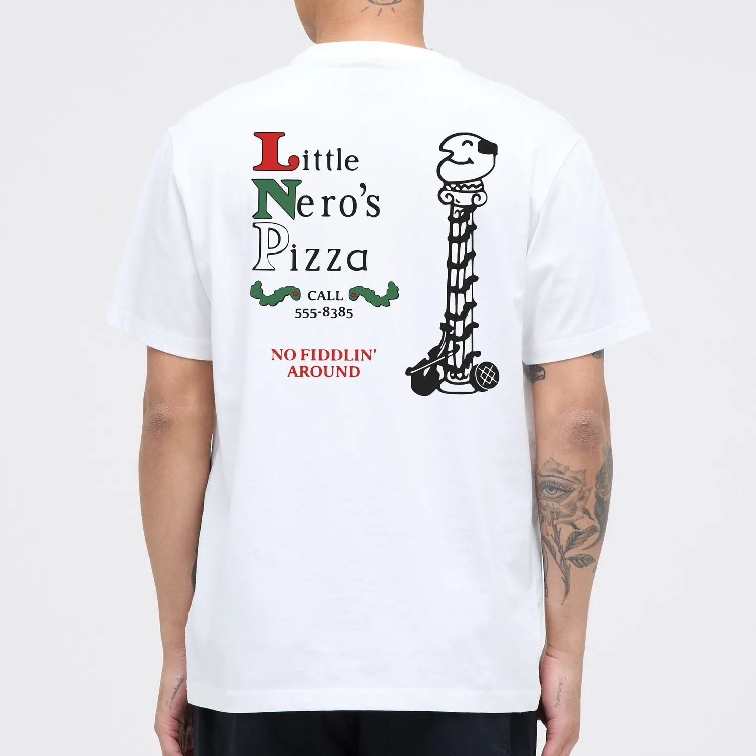 Stance Home Alone T-shirt Hvid Little Neros bomuld