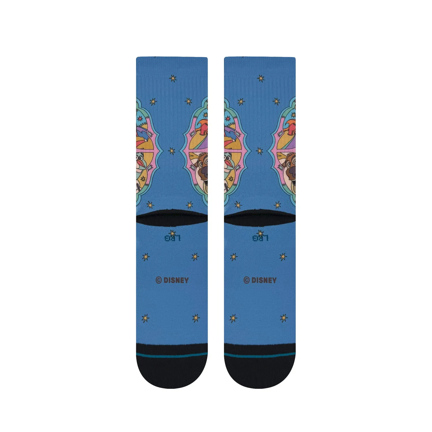Stance Elsa Kaleidoscope strømper isblå polyester