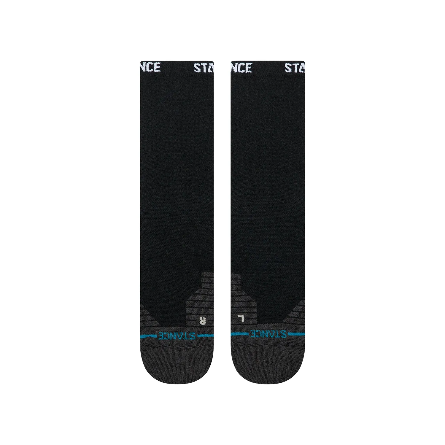 Stance Golf Ribbed Mid Crew sokker sort åndbar