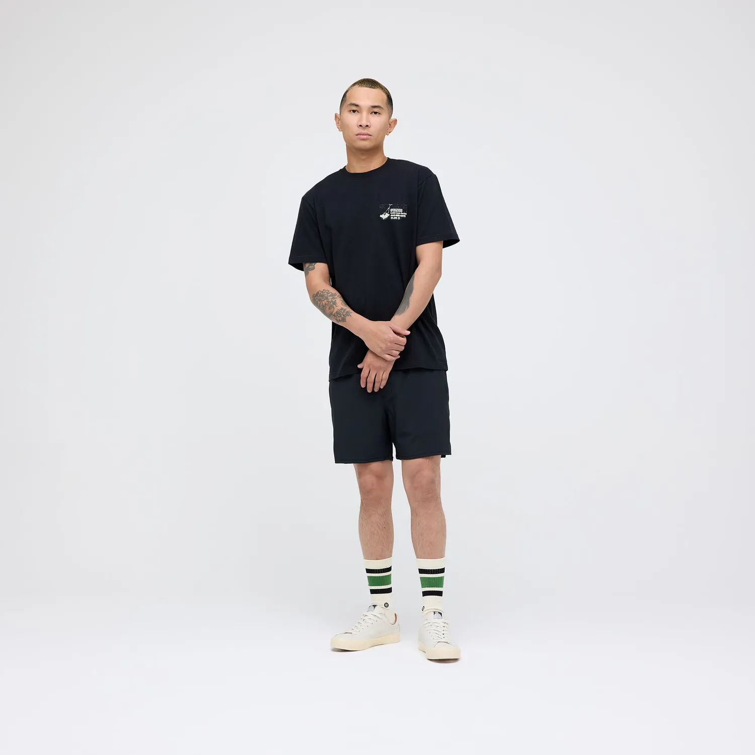 Stance Complex hybrid shorts sort 5" FreshTek