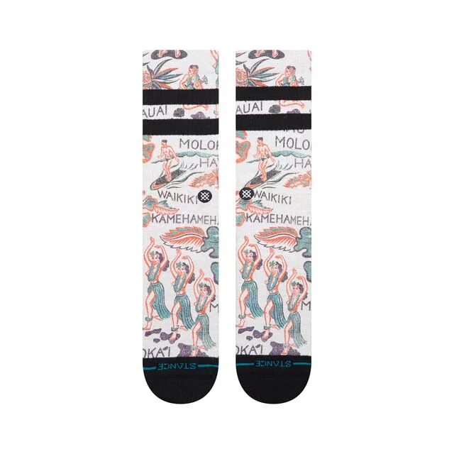 Stance Lei Lei Crew strømper grå medium