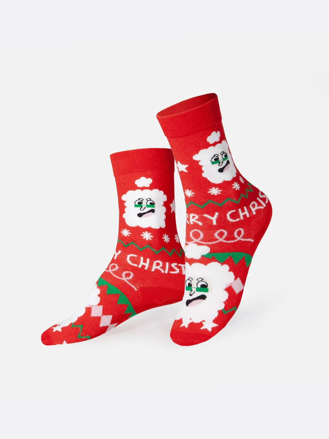 Eat My Socks Xmas Santa Kids børnesokker