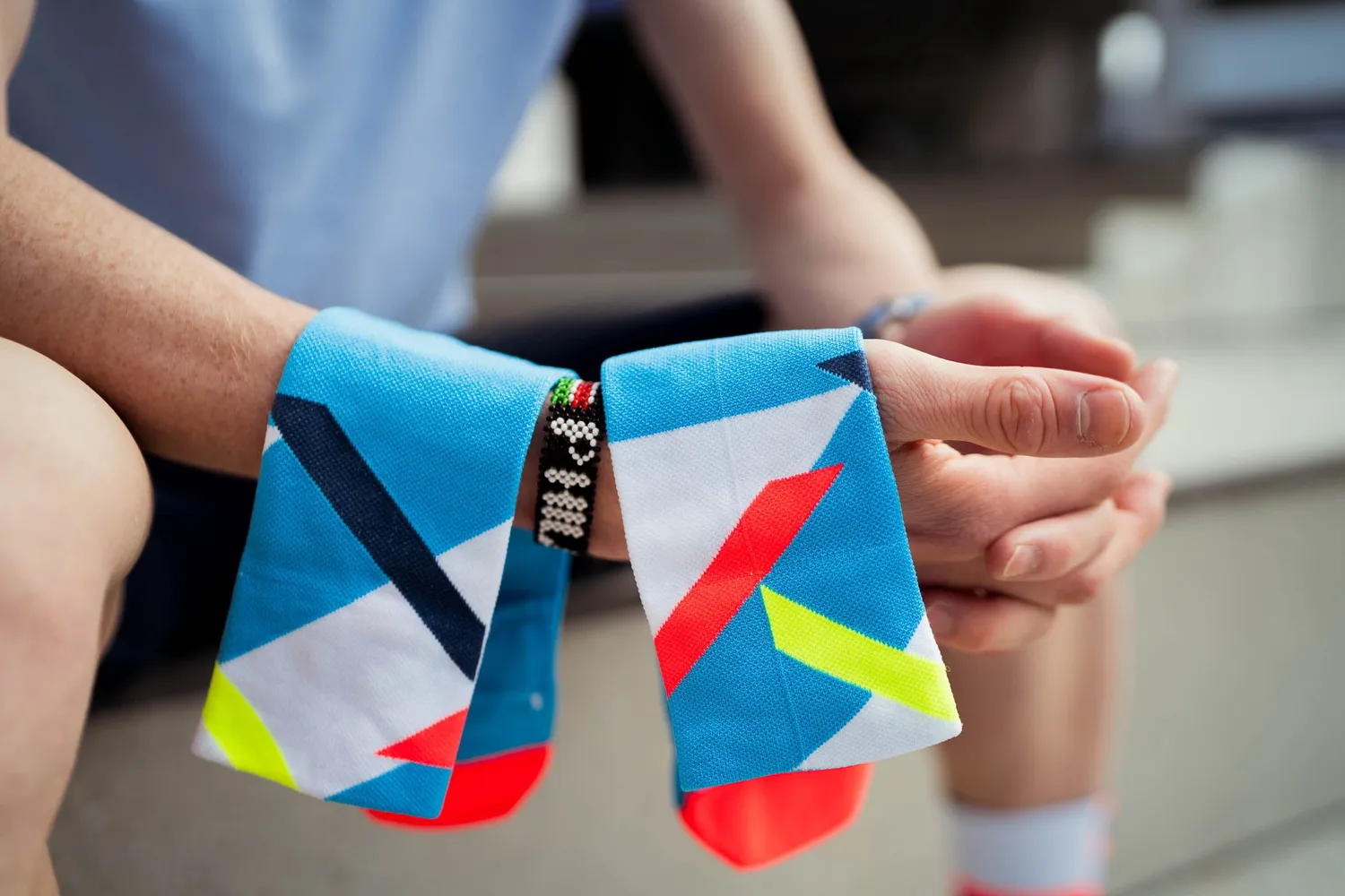 Incylence Ultralight Strikes Blue Inferno strømper let