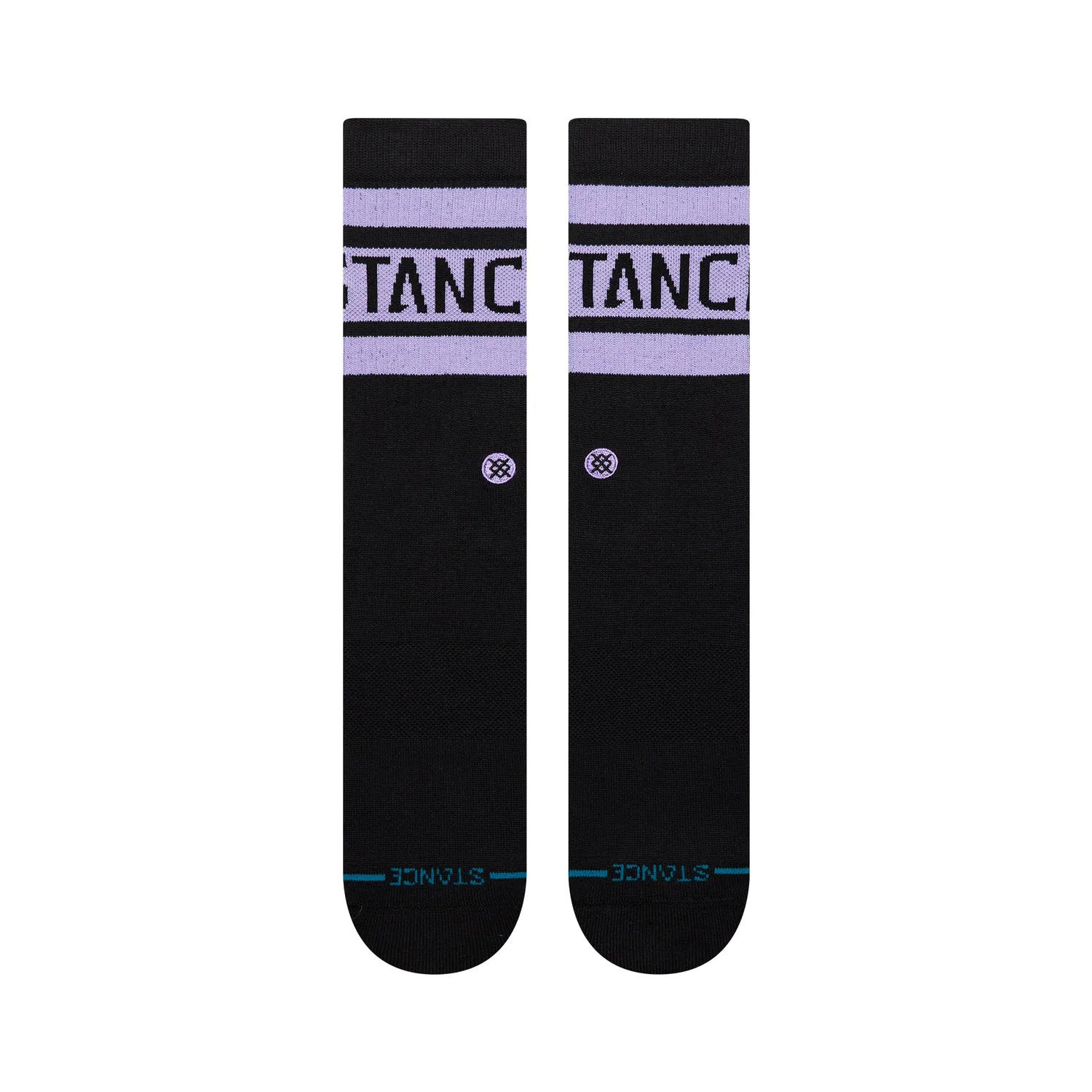 Stance Boyd crew sokker Purple stribede holdbar