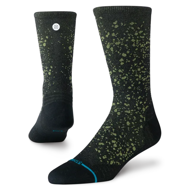 Stance Speckle Ultra Light Crew løbestrømper sort