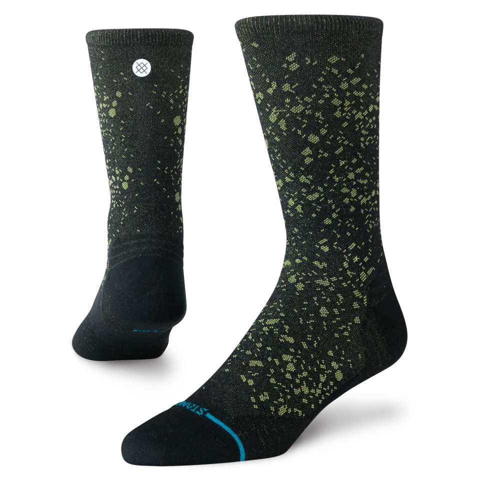 Stance Speckle Ultra Light Crew løbestrømper sort