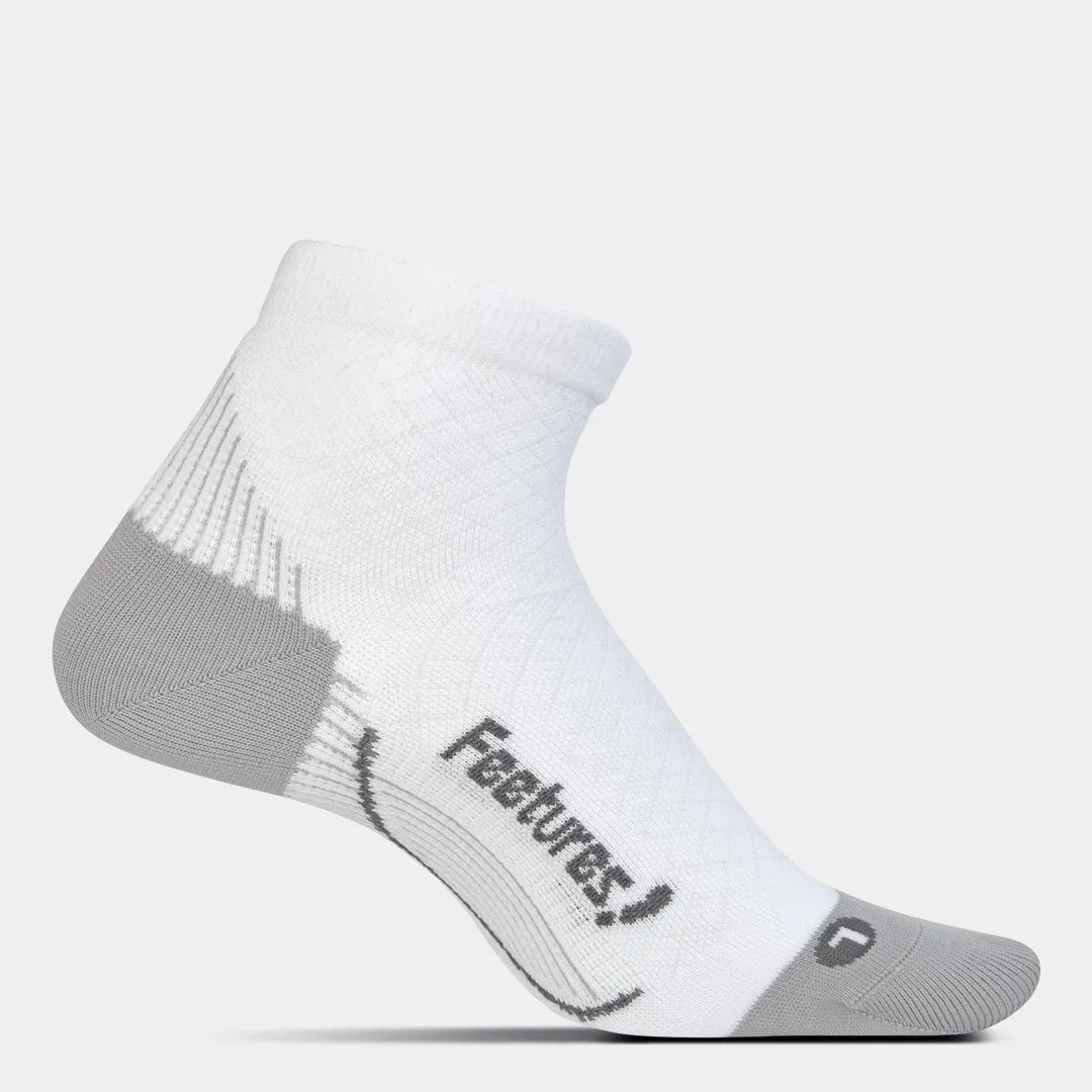 Feetures Plantar Fasciitis Relief Quarter strømper sort ultralet