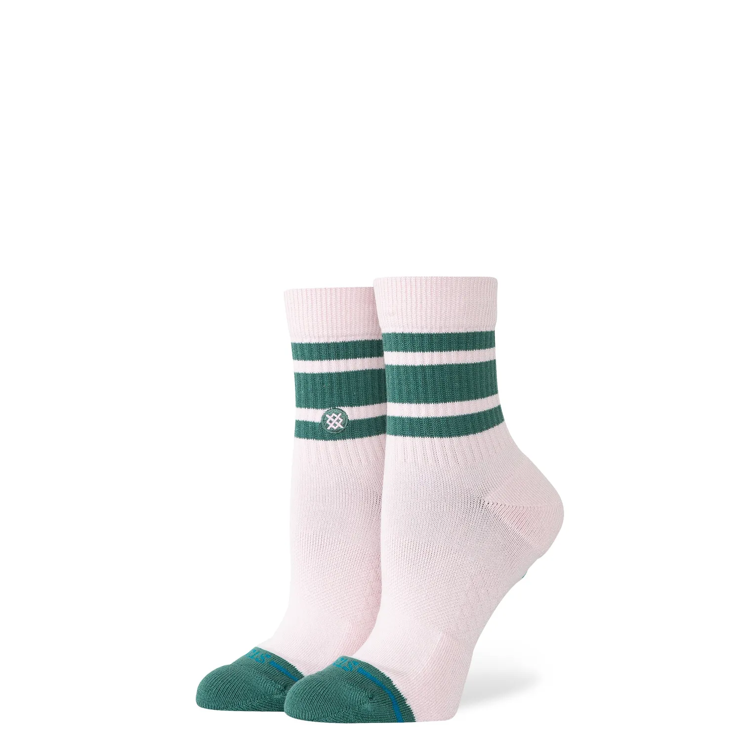 Stance Boyd Quarter strømper pink bomuld