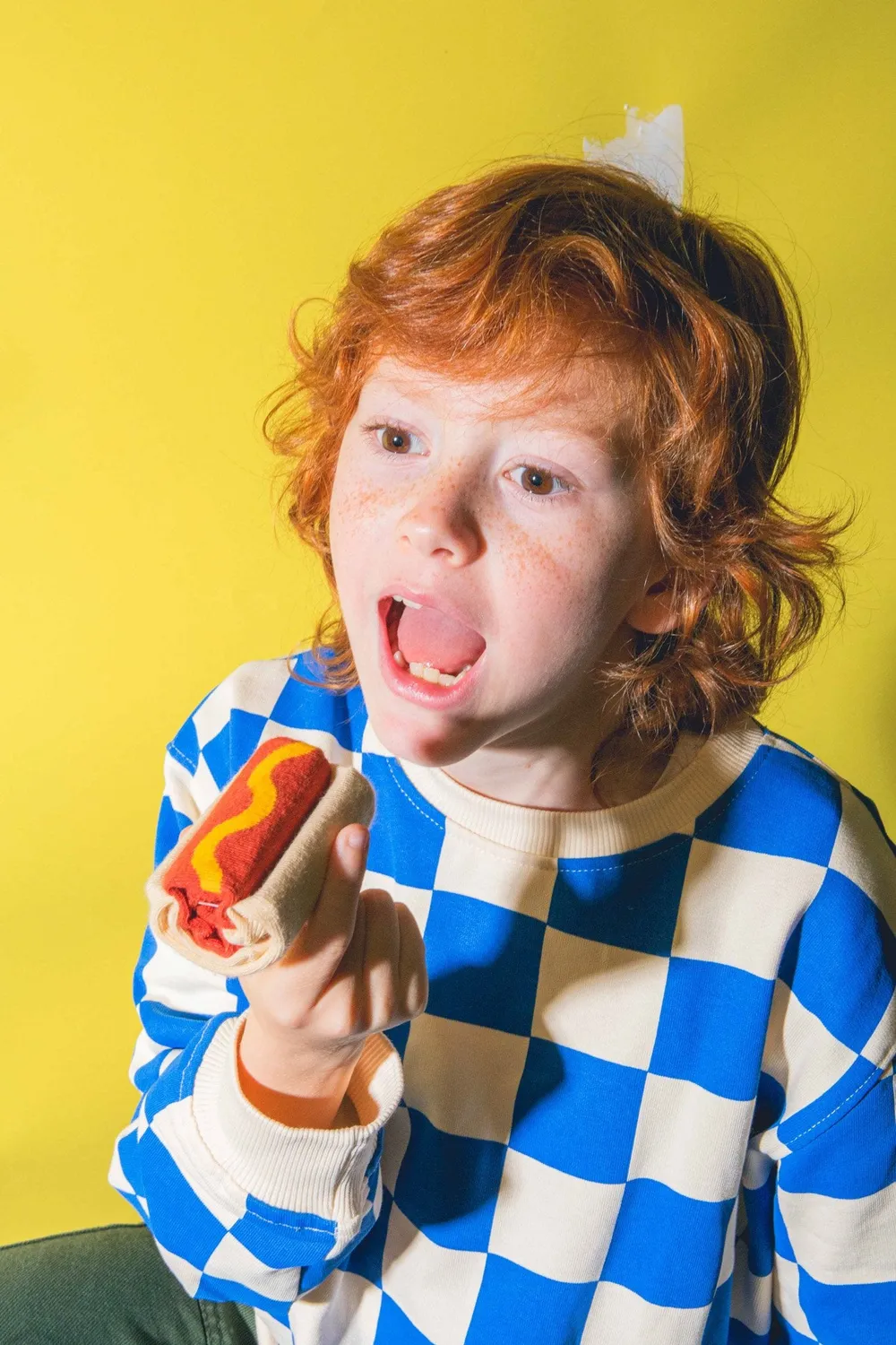 Eat My Socks Hot Dog børnestrømper bomuld